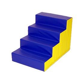 Bewegungsbaustein, Baumodul, Motorikelement, Großbaustein, in Form einer Treppe
